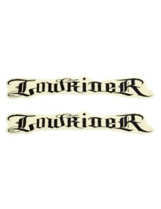 Lowrider Name Sticker MGS Black Ground Transport.